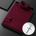 ⏳ 2026 Hot Sale!  ⏰Men's Solid Color Premium Turtleneck Sweater👔