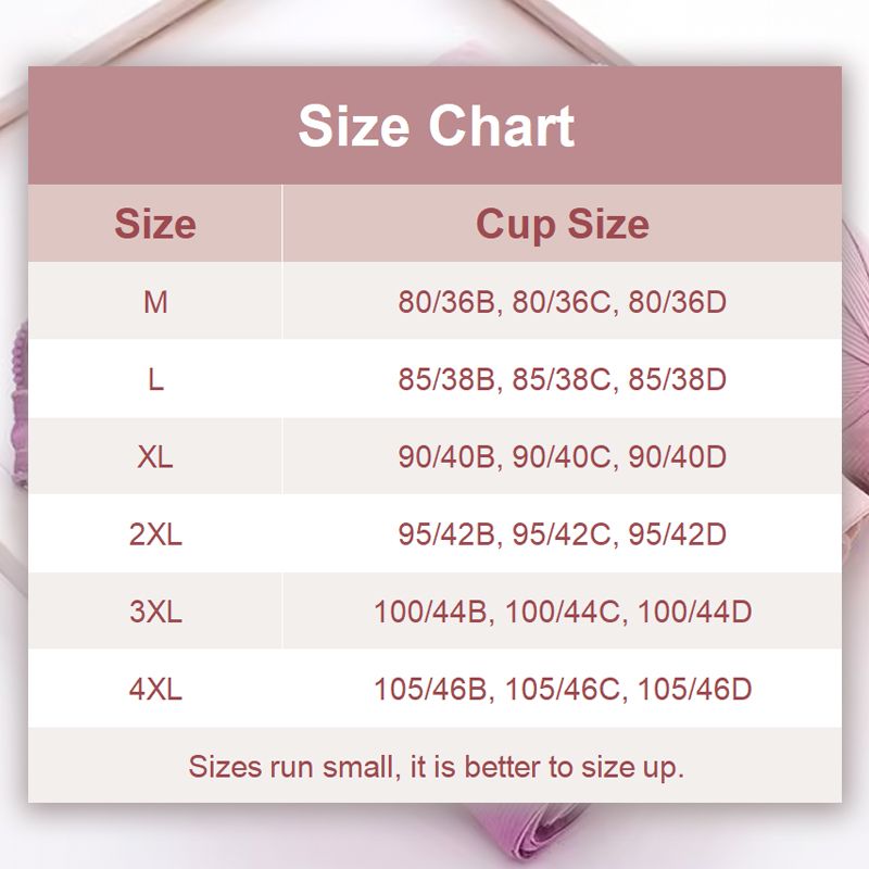 Plus Size Push-up Wire-free Bra