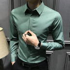 🔥Men's Wrinkle-Free Button-Down Shirt