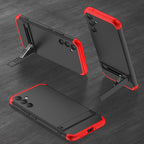 3 in 1 Full Protection Matte Invisible Bracket Phone Case For Samsung Galaxy A34 A54 5G