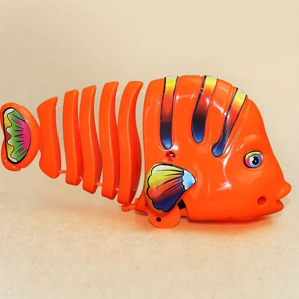 🎅Christmas Promotion 40% OFF🎊Plastic Wind-Up Wiggle Fish Toys