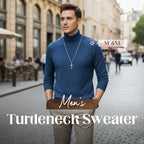 ⏳ 2026 Hot Sale!  ⏰Men's Solid Color Premium Turtleneck Sweater👔