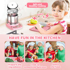 🎁Best Gift For Kid🍳Children's Real Cooking Mini Kitchen Toys - 22 PCS Set