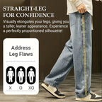 Vintage Straight Jeans – Warm Lined & Flattering Fit Design