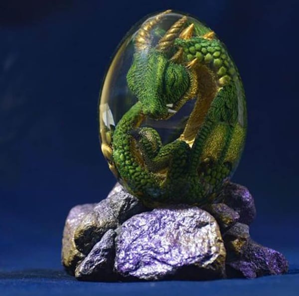 Lava Dragon Egg-Perfect gift for dragon lovers