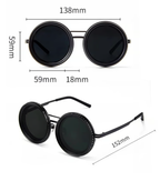 🕶️ 50% OFF NOW! 🌞 Adjustable Tint Polarized Round Sunglasses – UV400 Protection, Lightweight & Scratch-Resistant ✨