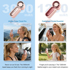 🥳2026 HOT SALE🥳💨❄️ 50% OFF! Turbo Handheld Fan – 16900 RPM, 6 speeds, LED display.  🌬️✨