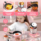 🎁Best Gift For Kid🍳Children's Real Cooking Mini Kitchen Toys - 22 PCS Set