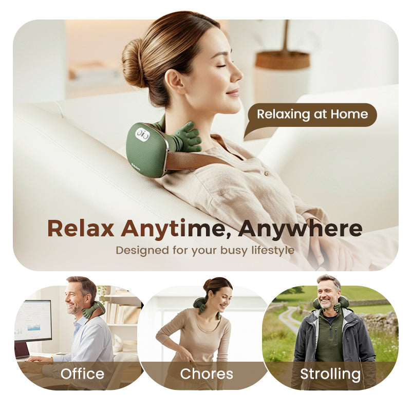 🌲Amazing deals for 2026: 50% OFF! 🌲 The best portable neck massager – 3 times more relaxation! 💆