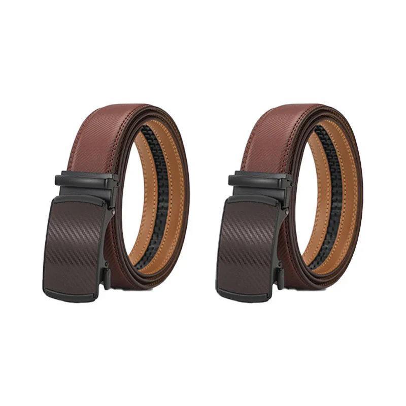 ✨️Best for Father's Day🎁 Leather Ratchet Belt With Adjustable Buckle💼