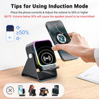 💎 49% OFF 5-IN-1 WIRELESS SPEAKER STAND! 💎 Induction Audio, Phone Holder & Ambient Light