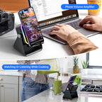 💎 49% OFF 5-IN-1 WIRELESS SPEAKER STAND! 💎 Induction Audio, Phone Holder & Ambient Light