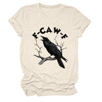 🤩🐦‍⬛F-Caw-F Funny Crow T-shirt