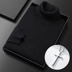 ⏳ 2026 Hot Sale!  ⏰Men's Solid Color Premium Turtleneck Sweater👔