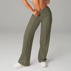 🥳2026 HOT SALE🥳💞50K+ SOLD!☕🧘‍♀️Women's High Waist Wide Leg Pants – Soft stretch fabric, gentle tummy control! Flattering fit for every shape. Easy pull-on, no tricky buttons. Your everyday essential🧵🦵