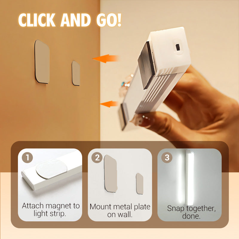 🔥LED Smart Magnetic Human Body Sensor Light