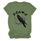 🤩🐦‍⬛F-Caw-F Funny Crow T-shirt