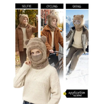 ⏳🎁50% OFF!!!-Ready for Winter!!!❄️🐻3-in-1 Cute Bear Ear Fleece Plush Winter Hat