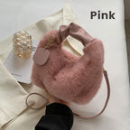 Best Gift For Her - New Fashion Trend Multifunctional Skin-Friendly Faux Fur Bag