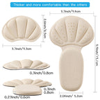 ⏳Time-Limited Special⏰Cuttable Adhesive Back of Heel Grips Inserts – Comfortable, Discreet & Prevents Blisters 👣