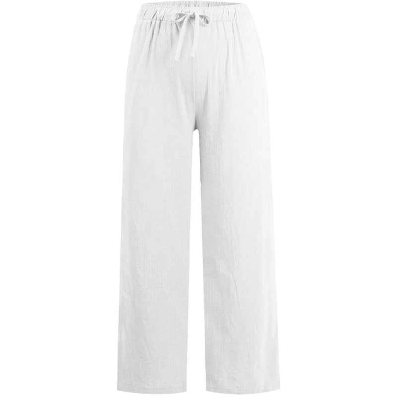 🔥Women's Summer Linen Cotton Wide Leg Pants