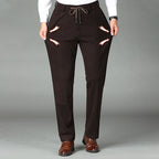 💥2025 Hot Sale🔥 Nice Gift! Men's Thickened Elastic Waist Corduroy Pants