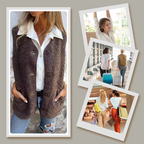 🍂 Plush Teddy Sherpa Button-Down Cropped Vest – Cozy Autumn Layering