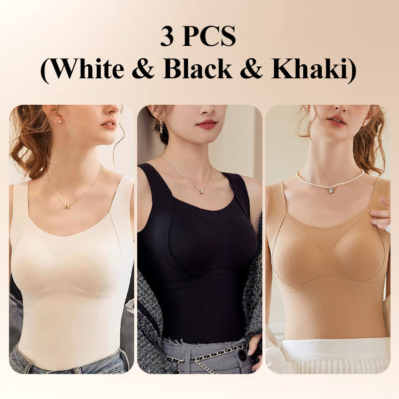 💖Christmas Sale -50% OFF🎅Thickened Warm Tank Top with Shelf Bra