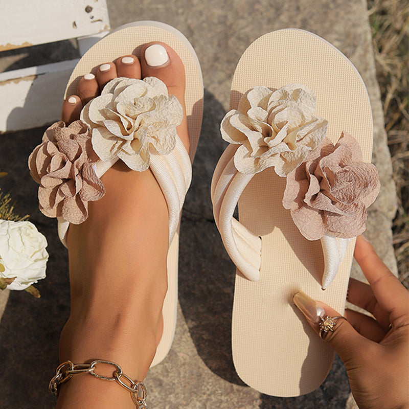 🏖️Summer Specials🌴Women's Non-Slip Beach Sandals with Floral Details