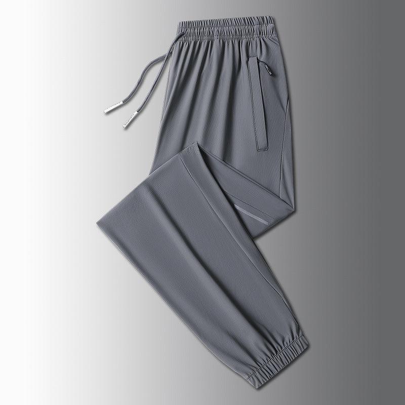 Men's Lightweight Athletic Pants with Zip Pockets