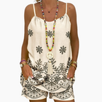 🌟Time-limited Special🌈Women's Print Spaghetti Strap Camisole & Shorts Set