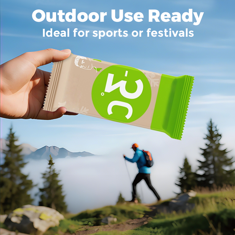 🧊🌬️ Instant Cool & Refresh Wipes
