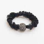 Elegant Rhinestone Mesh Hair Ties