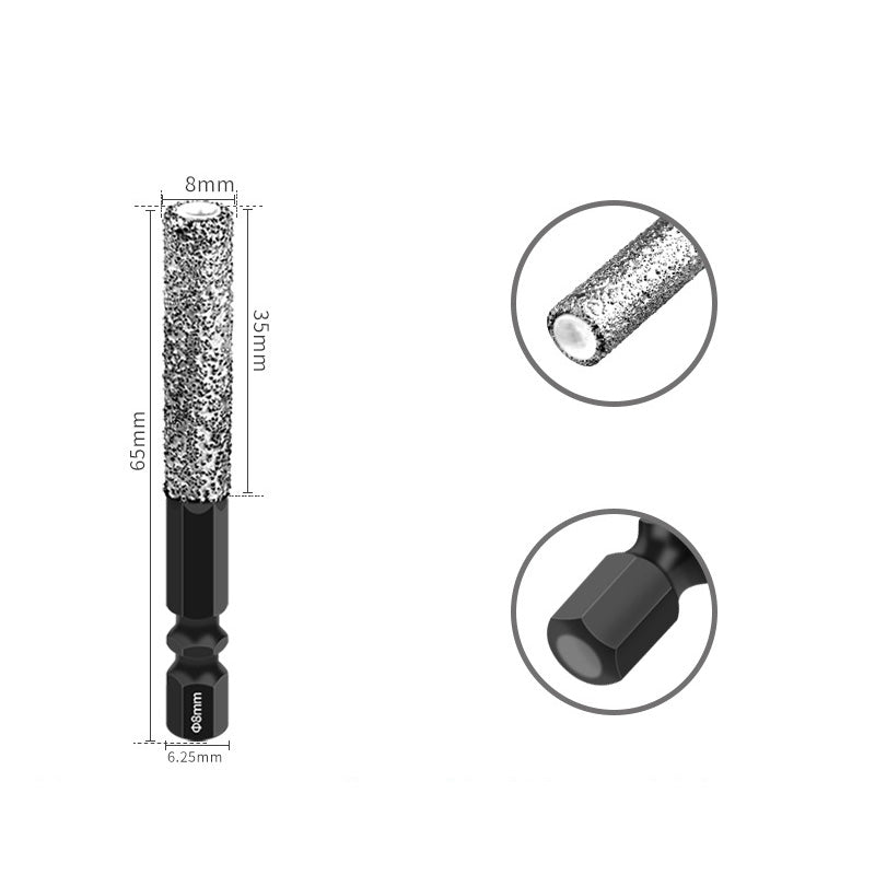 🔥2-in-1 Hexagonal Shank Brazing Dry Drilling Specialized Hole Opener