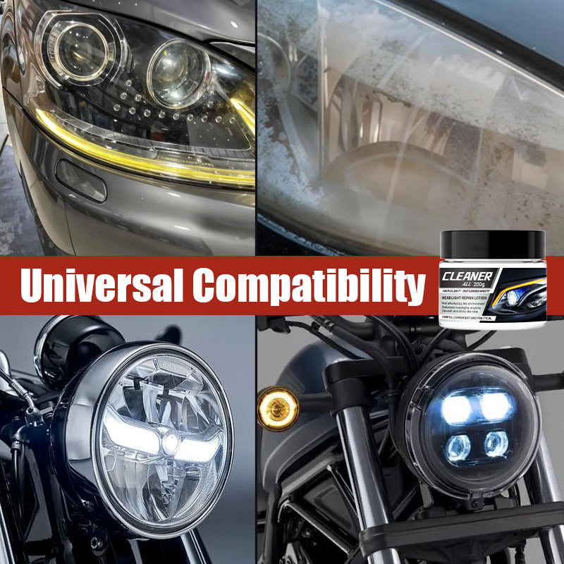 Headlight Restoration Kit for Yellowed & Foggy Lights