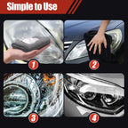 Headlight Restoration Kit for Yellowed & Foggy Lights