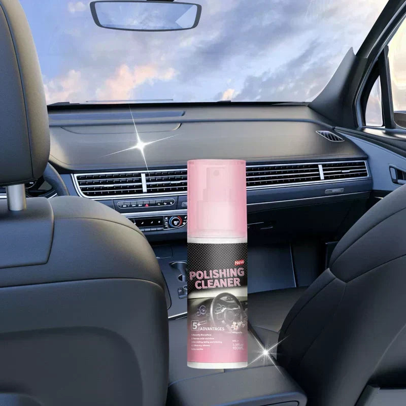 🚗BUY 2 GET 1 FREE !🔥Car Interior Polish Cleaner – Deep Cleaning, Restores Shine & Non-Toxic Formula ✨