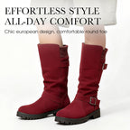 💖Black Friday Mega Deal – 50% off!💖Women's Slouchy Boots, Mid-Calf Length