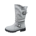 💖Black Friday Mega Deal – 50% off!💖Women's Slouchy Boots, Mid-Calf Length
