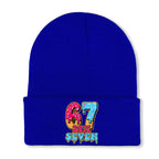Comfortable & Warm Number 67 Graphic Beanie