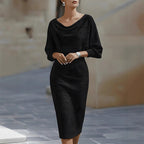 🌟💃Women’s Elegant Waist-Cinching Slimming Dress | Elegant Fit & Figure-Flattering Silhouette✨