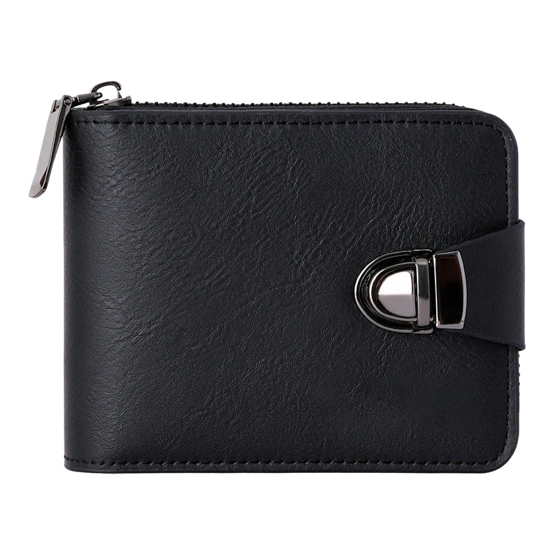 Men's Vintage Compact Zipper Wallet