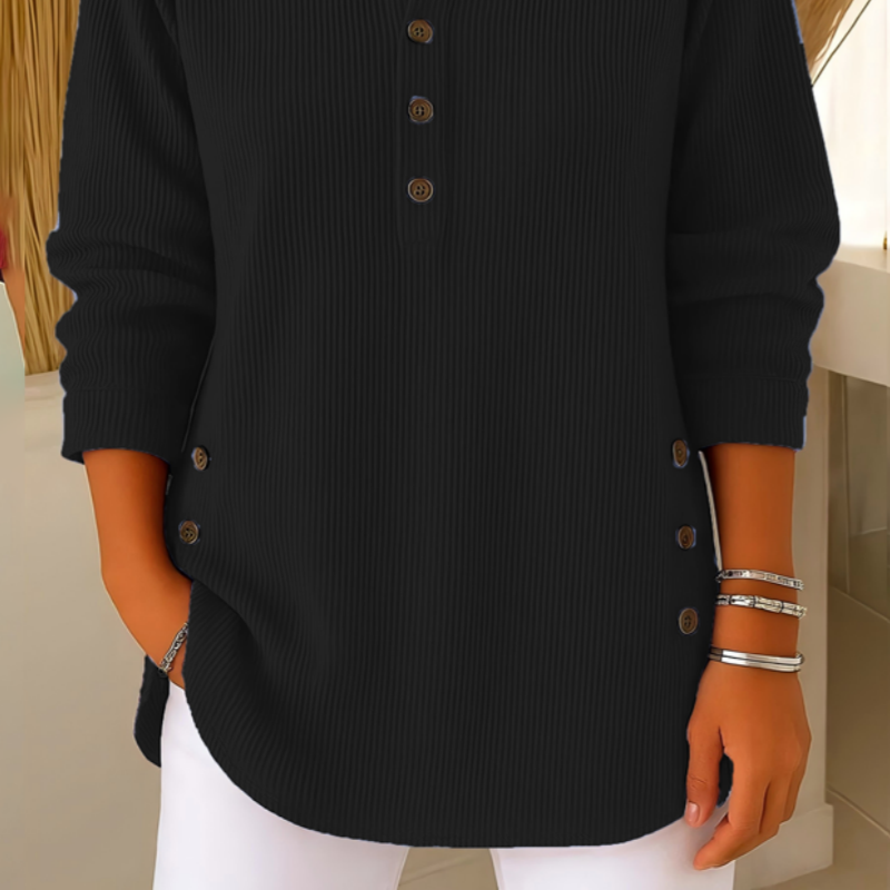 👚 60% OFF NOW! 🎉 Women‘s Corduroy Henley Top – Stylish, Soft & Versatile 🧥📦