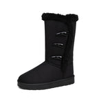 Women's Ultra-Warm Faux Fur Lined Mid-Calf Snow Boots
