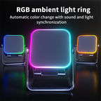 💎 49% OFF 5-IN-1 WIRELESS SPEAKER STAND! 💎 Induction Audio, Phone Holder & Ambient Light