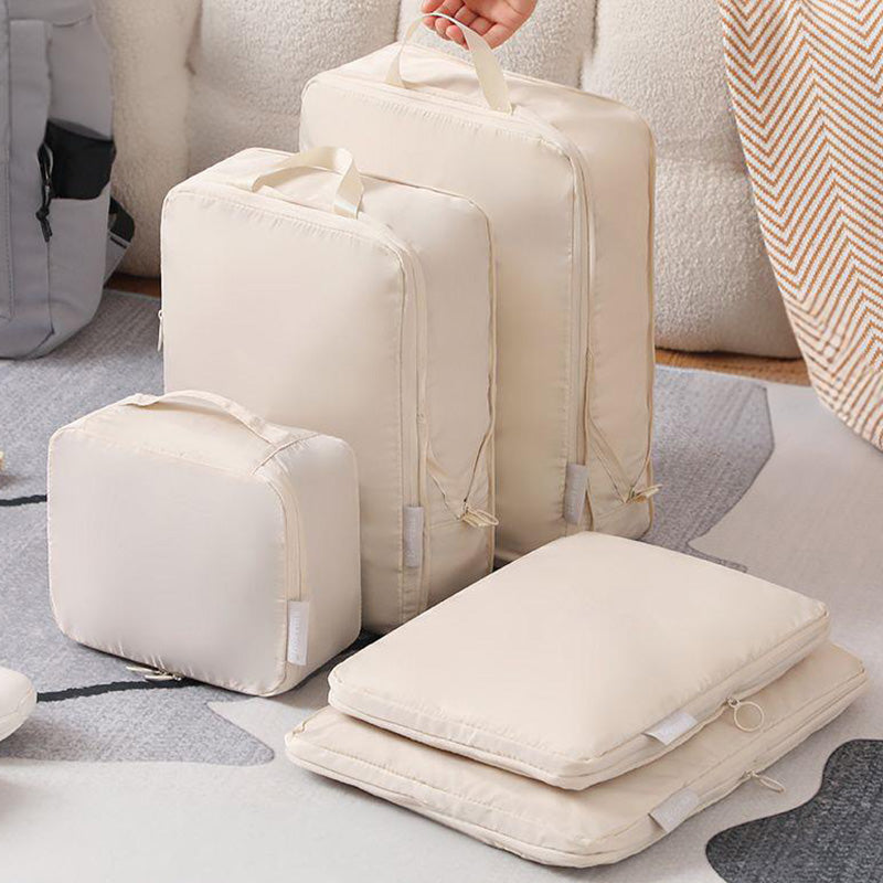 🧳 6-Piece Travel Compression Cube Set — Expandable Capacity, Wrinkle-Resistant, and Adds 40% More Space! 🧳