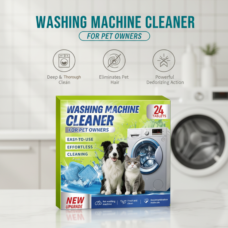 Washing Machine Cleaner Tablets for Pet Owners