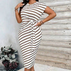 🔥2026 New Arrival🥰Women's Elegant Tie Waist Dress