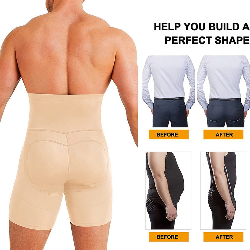 Men's High-Waisted Butt Lifter Shapewear