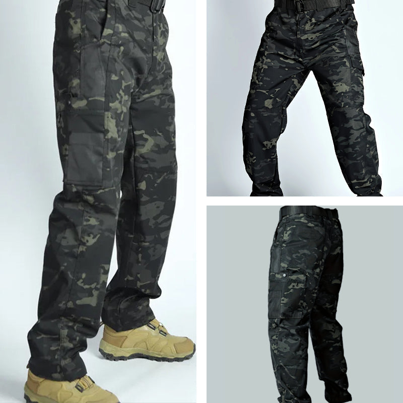 🔥🏆Pro-Favorite Men's Tactical Cargo Pants with Multiple Pockets – Polyester – Breathable 🎯